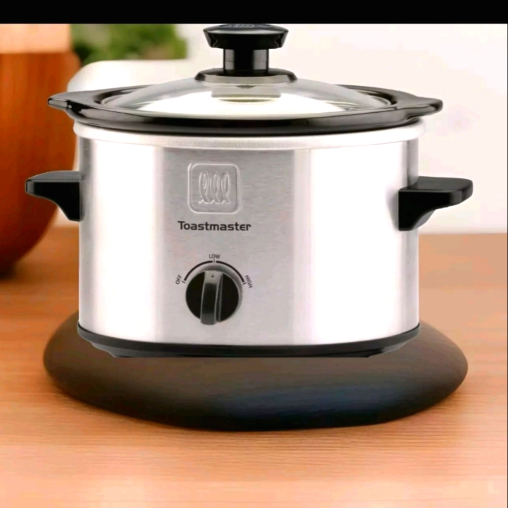 🔥Toastmaster 1.5 qt Slow Cooker ( silver)🔥